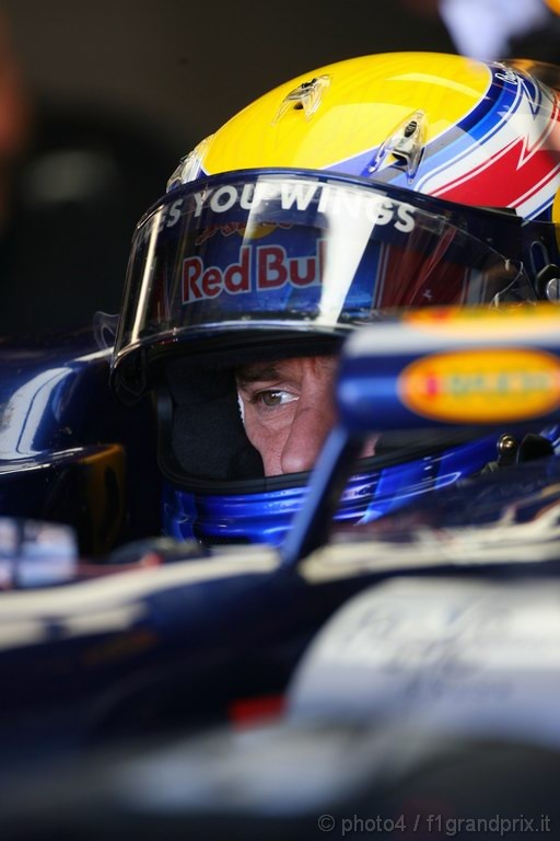 GP Gran Bretagna, Prove Libere 2, Venerdi', Mark Webber (AUS), Red Bull Racing, RB6 