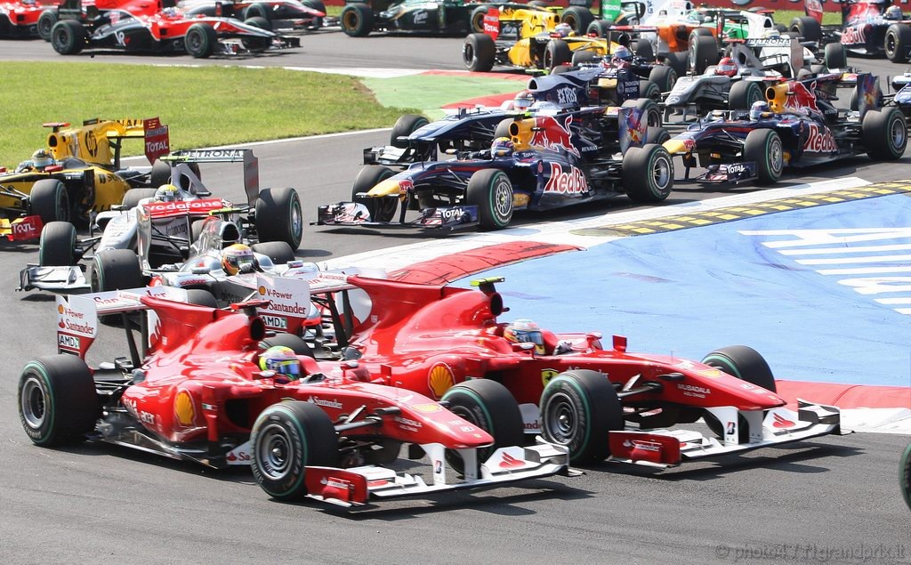 GP Italia, Gara, Felipe Massa (BRA), Ferrari, F10 e Fernando Alonso (ESP), Ferrari, F10 