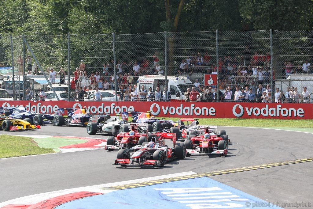 GP Italia, Gara, partenza 