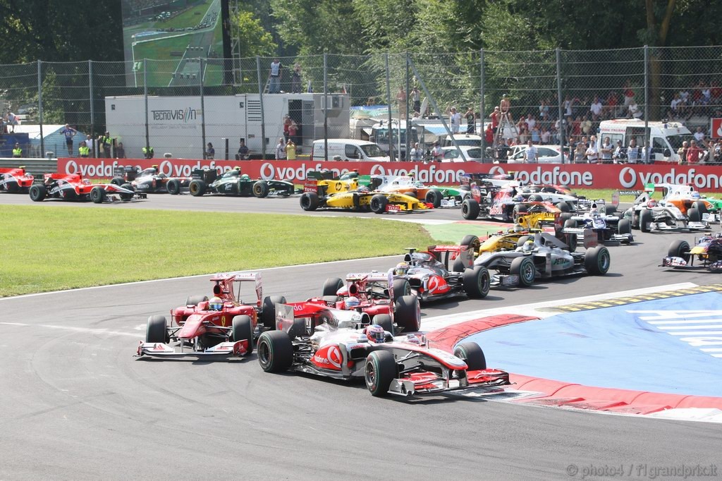 GP Italia, Gara, partenza 