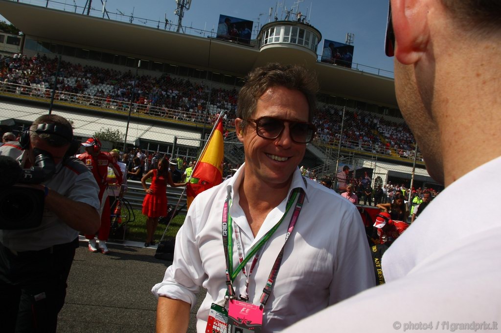 GP Italia, Gara, Hugh Grant (GBR), Movie star