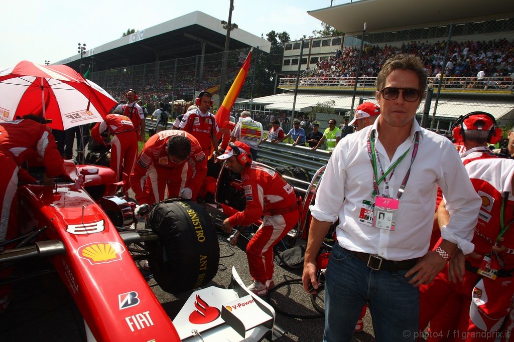 GP Italia, Gara, Hugh Grant (GBR), Movie star