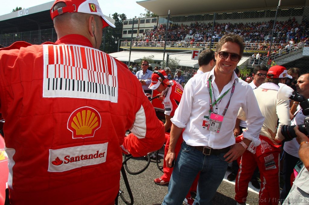 GP Italia, Gara, Hugh Grant (GBR), Movie star