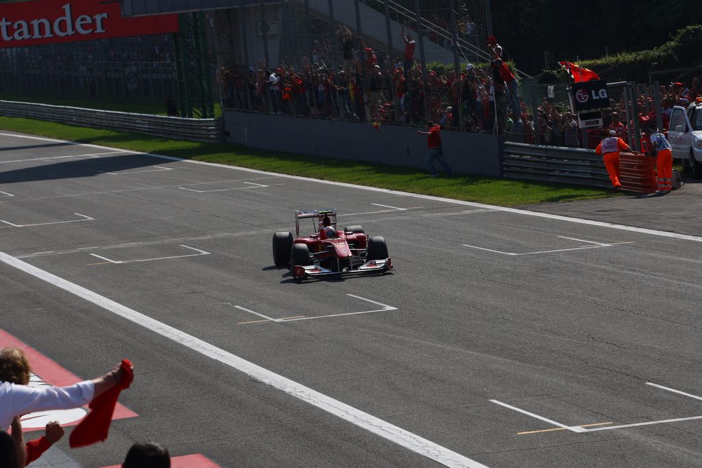 GP Italia, Gara, Fernando Alonso (ESP), Ferrari, F10 vincitore 
