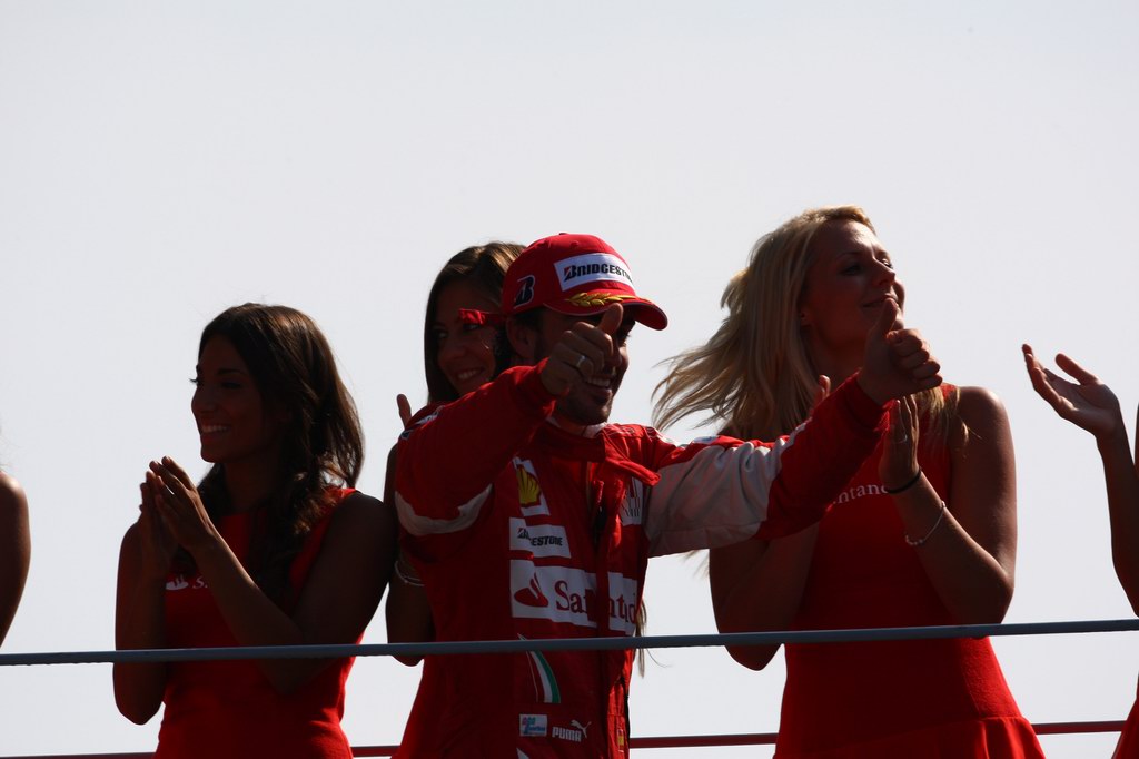 GP Italia, Gara, Fernando Alonso (ESP), Ferrari, F10 vincitore 