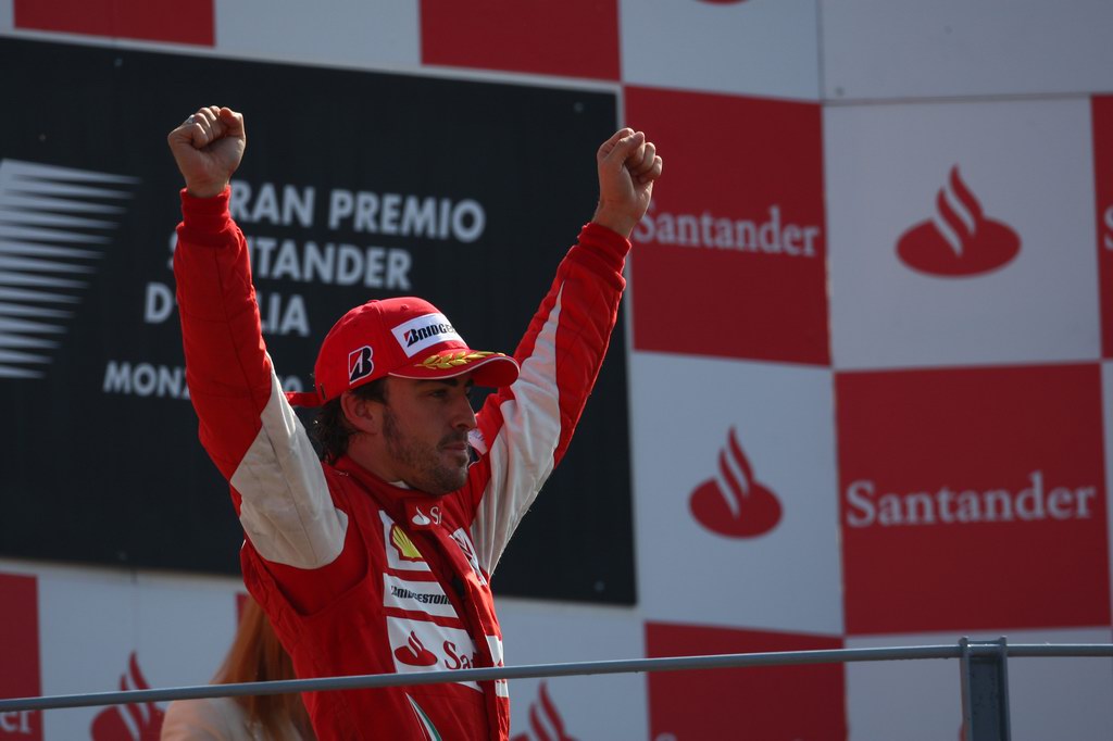 GP Italia, Gara, Fernando Alonso (ESP), Ferrari, F10 vincitore 