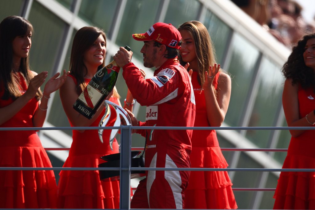 GP Italia, Gara, Fernando Alonso (ESP), Ferrari, F10 vincitore 