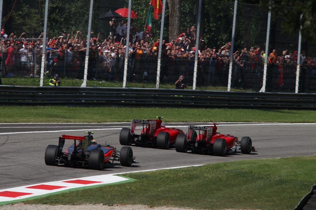 GP Italia, Gara, Fernando Alonso (ESP), Ferrari, F10 e Felipe Massa (BRA), Ferrari, F10 