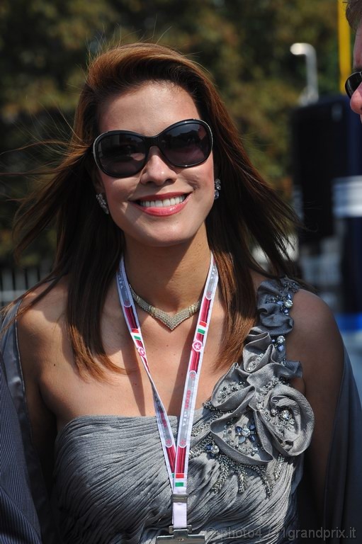 GP Italia, Gara, ragazza nel paddock