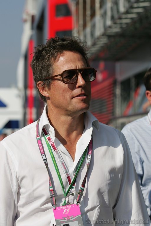 GP Italia, Gara, Hugh Grant (GBR), Movie star