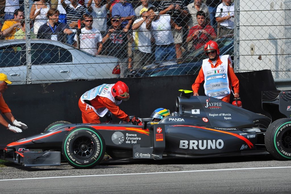 GP Italia, Gara, Bruno Senna (BRA), Hispania Racing F1 Team (HRT), F110 retires from the race