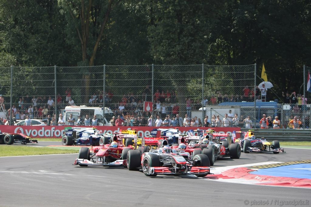 GP Italia, Gara, partenza 