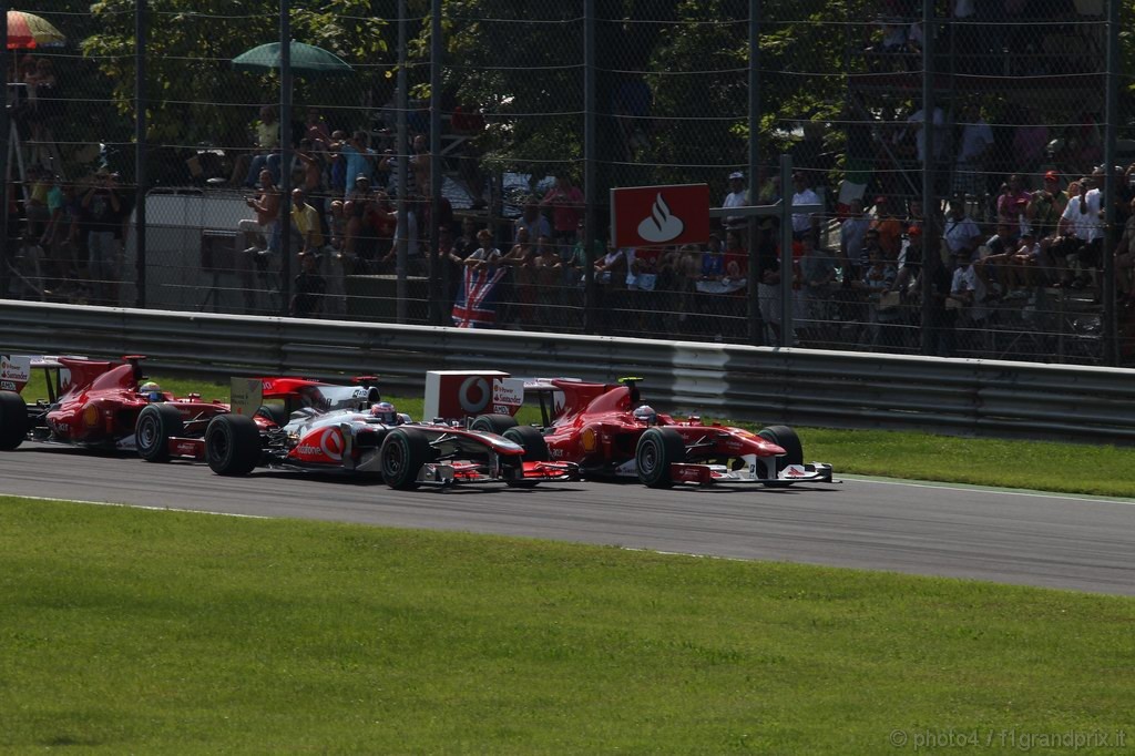 GP Italia, Gara, partenza 