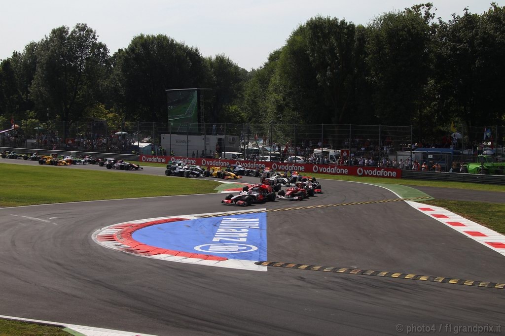 GP Italia, Gara, partenza 
