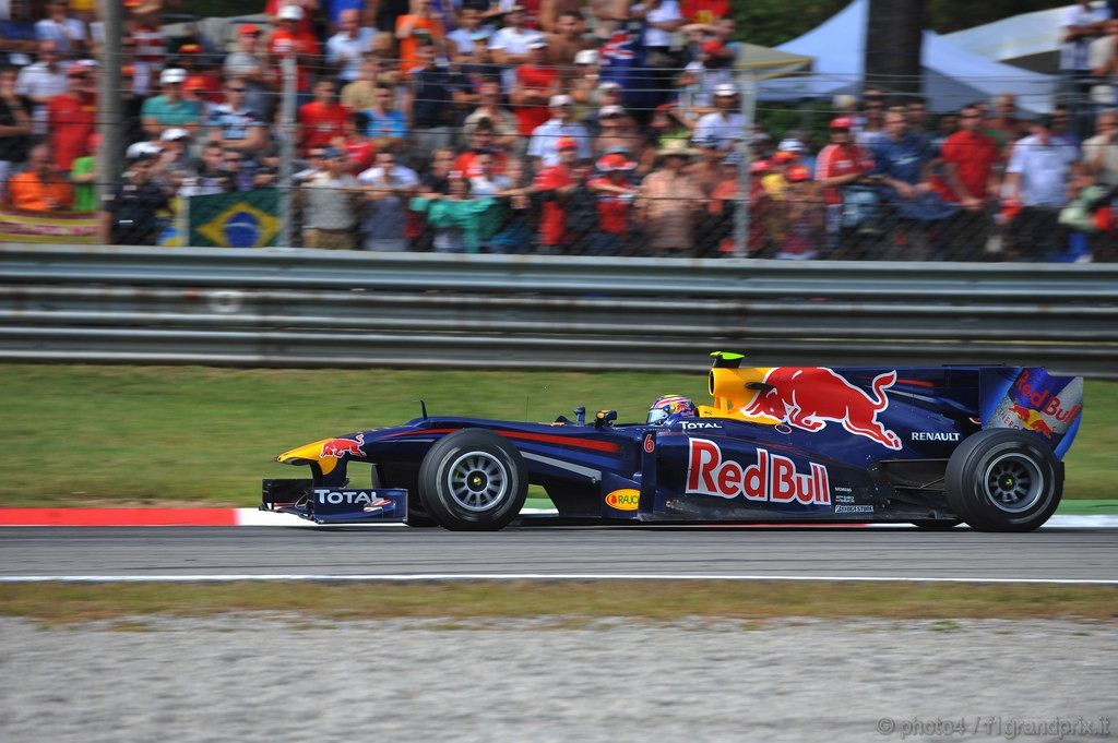 GP Italia, Gara, Mark Webber (AUS), Red Bull Racing, RB6 