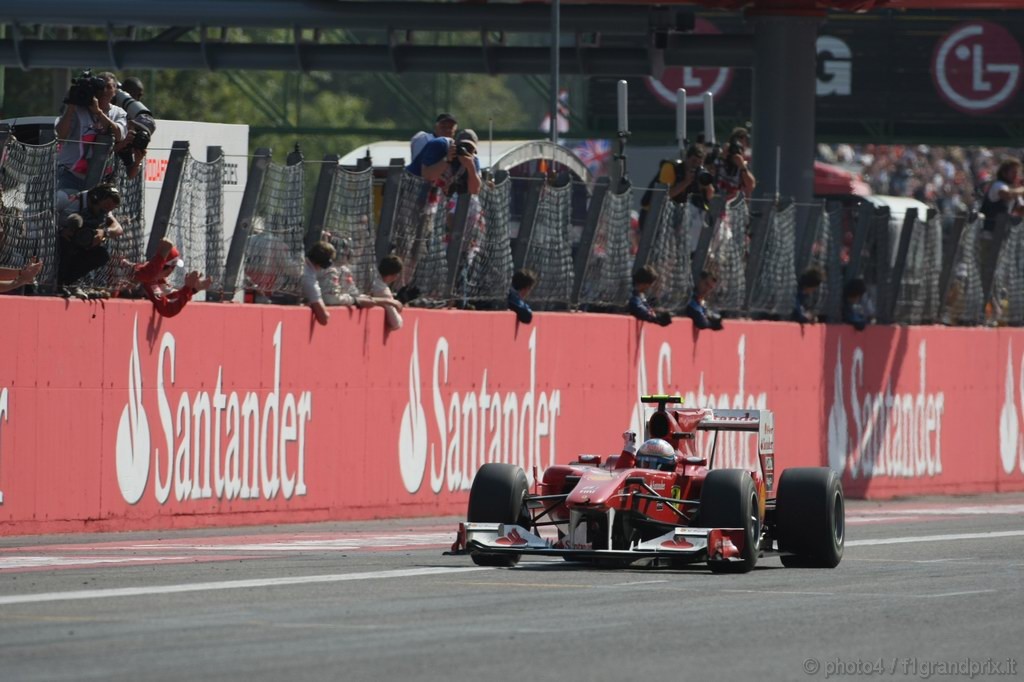 GP Italia, Gara, Fernando Alonso (ESP), Ferrari, F10 vincitore 