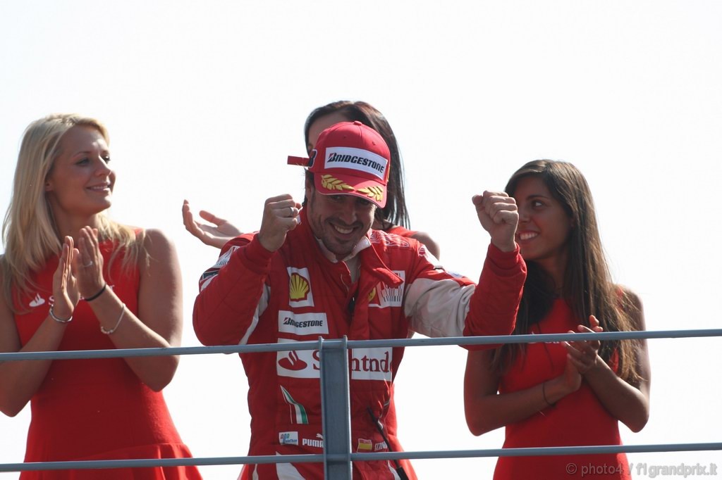 GP Italia, Gara, Fernando Alonso (ESP), Ferrari, F10 vincitore 