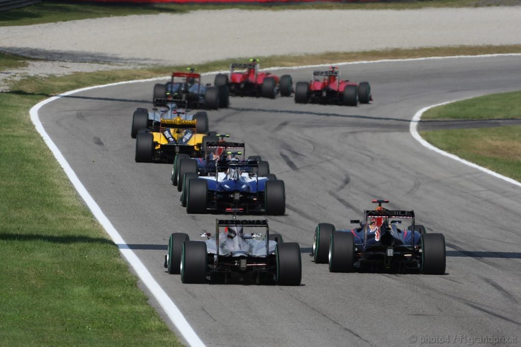 GP Italia, Gara, Felipe Massa (BRA), Ferrari, F10 e Fernando Alonso (ESP), Ferrari, F10 