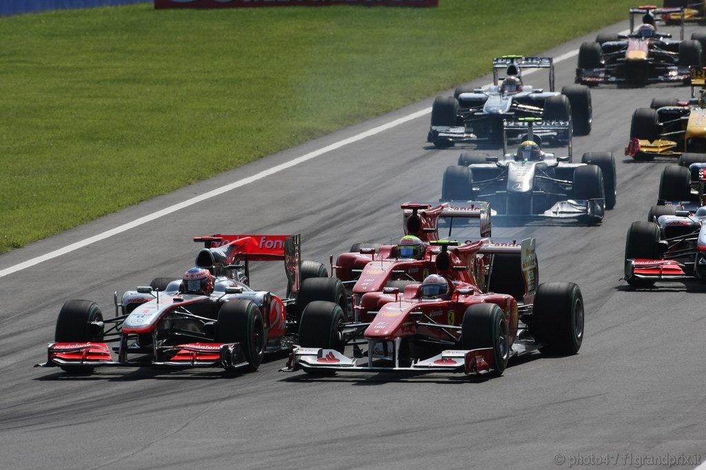 GP Italia, Gara, partenza 