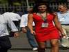 GP Italia, Gara, ragazza nel paddock