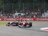 GP Italia, Gara, Fernando Alonso (ESP), Ferrari, F10 vincitore e Jenson Button (GBR), McLaren Mercedes, MP4-25