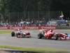 GP Italia, Gara, Fernando Alonso (ESP), Ferrari, F10 vincitore e Jenson Button (GBR), McLaren Mercedes, MP4-25