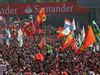 GP Italia, Gara, Fans in the track after the race