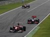 GP Italia, Gara, Fernando Alonso (ESP), Ferrari, F10 e Jenson Button (GBR), McLaren Mercedes, MP4-25