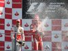 GP Italia, Gara, Fernando Alonso (ESP), Ferrari, F10 vincitore e Jenson Button (GBR), McLaren Mercedes, MP4-25 secondo