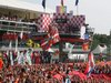 GP Italia, Gara, Fernando Alonso (ESP), Ferrari, F10 vincitore, Jenson Button (GBR), McLaren Mercedes, MP4-25 secondo, Felipe Massa (BRA), Ferrari, F10 terzo e Stefano Domenicali (ITA), Head of the Gestione Sportiva