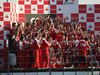 GP Italia, Festeggiamenti, Fernando Alonso (ESP), Ferrari, F10 vincitore