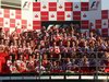 GP Italia, Festeggiamenti, Fernando Alonso (ESP), Ferrari, F10 vincitore