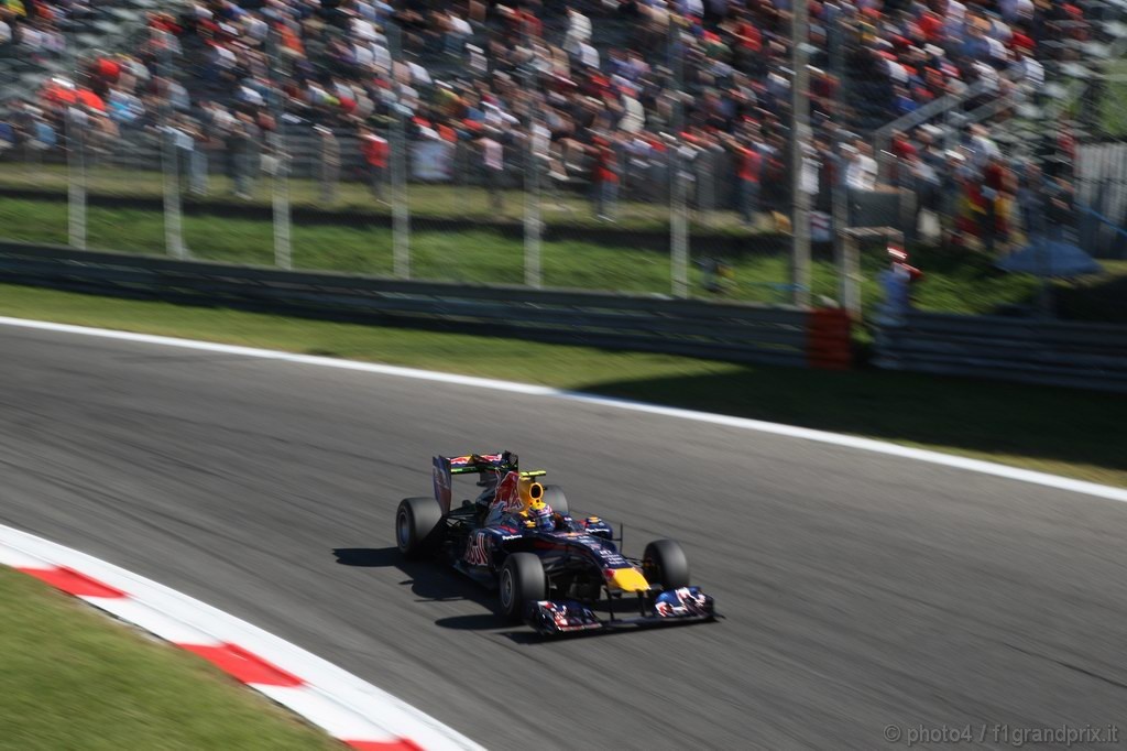GP Italia, Prove Libere 3, Sabato, Mark Webber (AUS), Red Bull Racing, RB6 