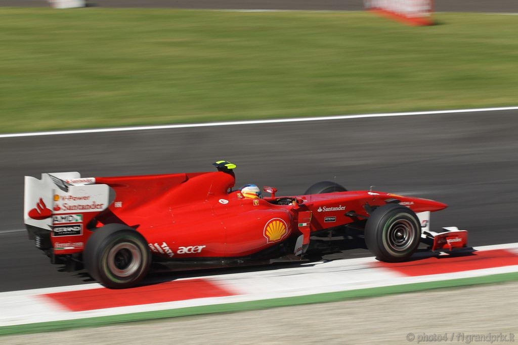 GP Italia, Prove Libere 3, Sabato, Fernando Alonso (ESP), Ferrari, F10 