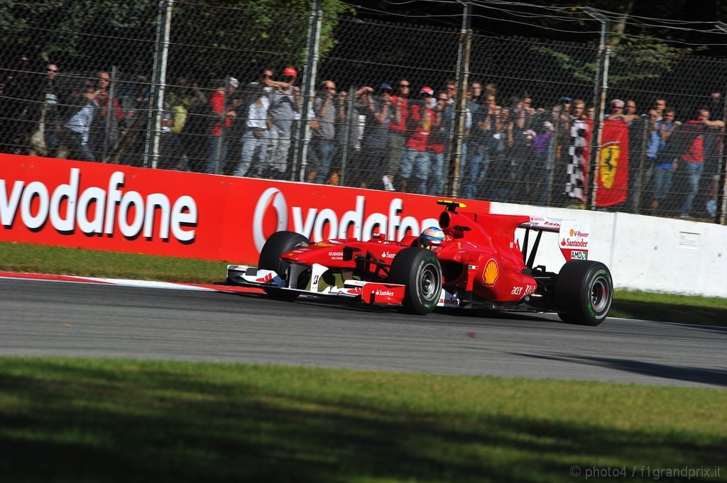GP Italia, Prove Libere 3, Sabato, Fernando Alonso (ESP), Ferrari, F10 