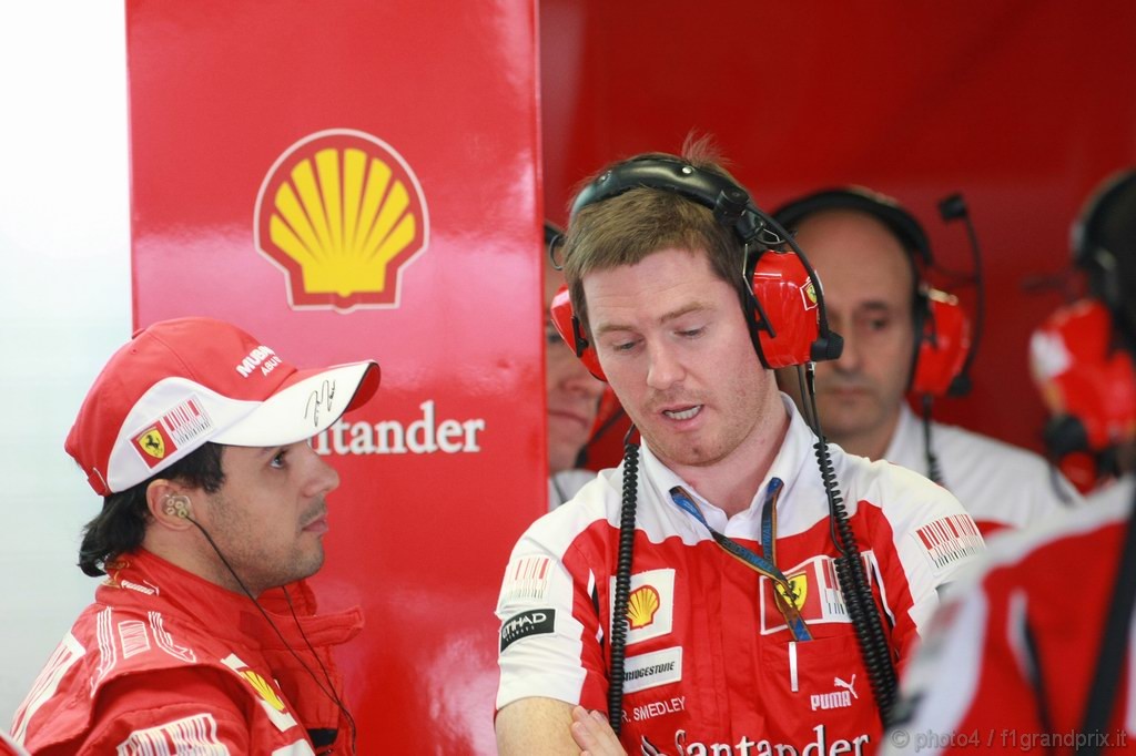GP Italia, Prove Libere 3, Sabato, Felipe Massa (BRA), Ferrari, F10 e Rob Smedley, (GBR), Ferrari, Track Engineer of Felipe Massa (BRA) 
