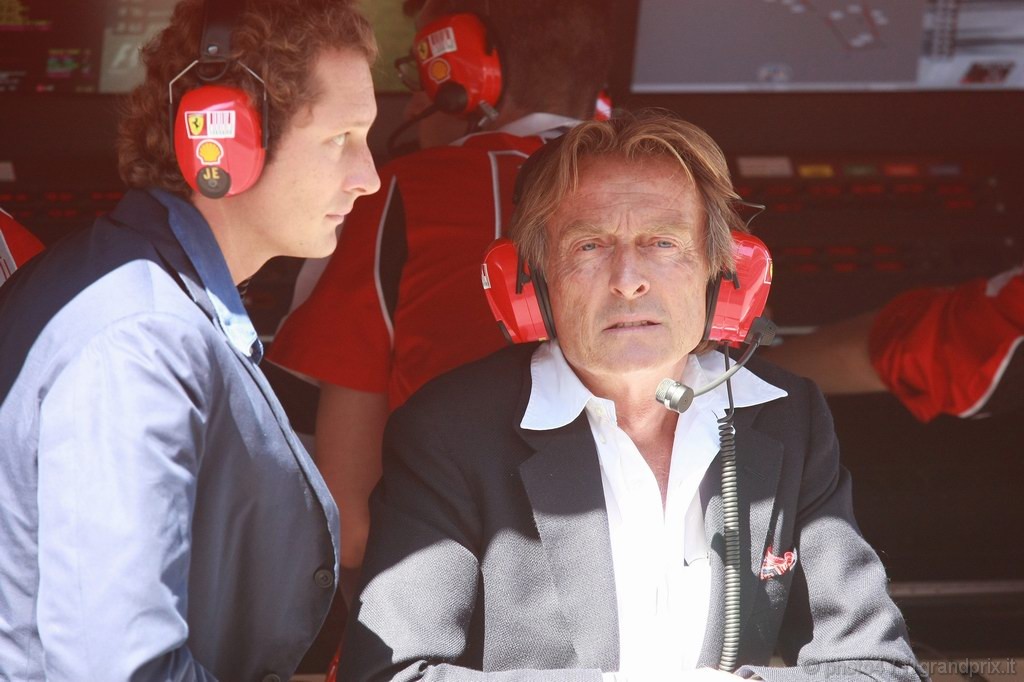 GP Italia, Prove Libere 3, Sabato, Luca Cordero di Montezemolo(ita), President Ferrari e John Elkann (ITA), President Fiat 