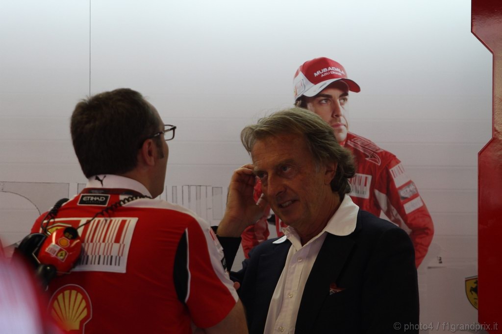 GP Italia, Prove Libere 3, Sabato, Luca Cordero di Montezemolo(ita), President Ferrari  e Stefano Domenicali (ITA), Head of the Gestione Sportiva 