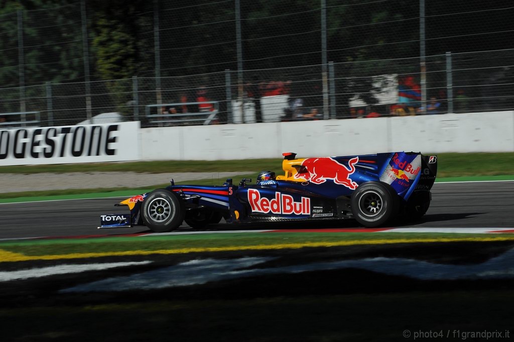 GP Italia, Prove Libere 3, Sabato, Sebastian Vettel (GER), Red Bull Racing, RB6 