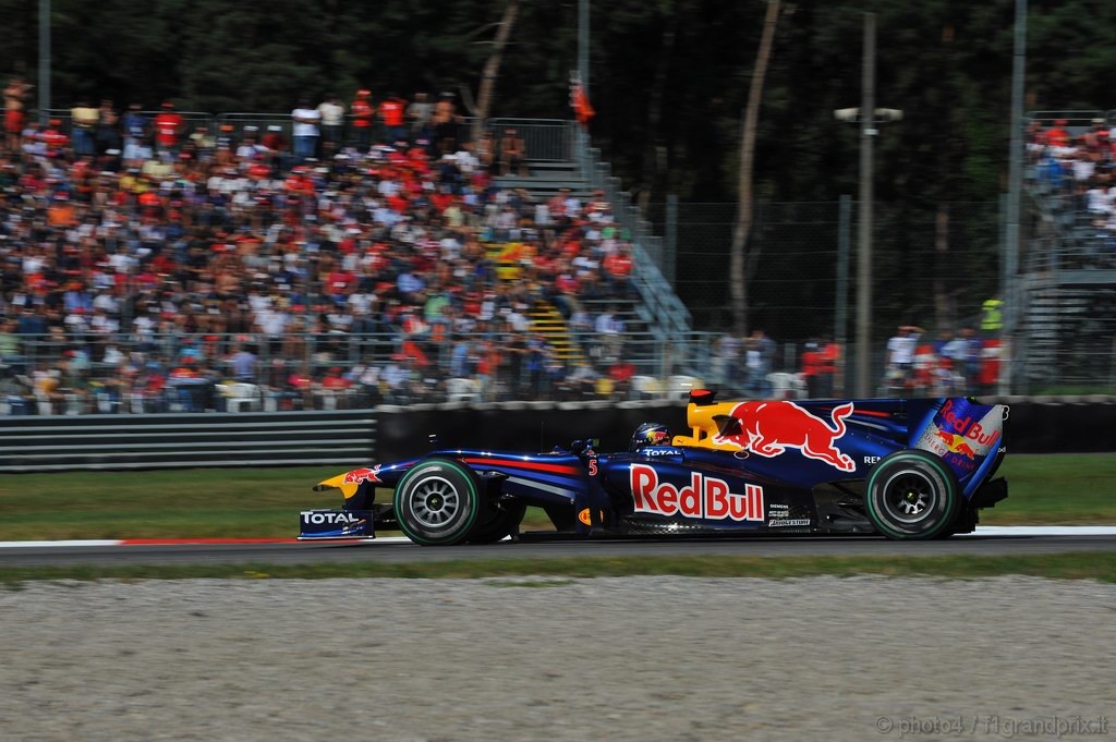 GP Italia, Prove Libere 3, Sabato, Sebastian Vettel (GER), Red Bull Racing, RB6 