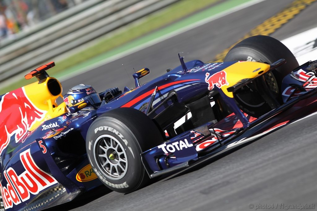 GP Italia, Prove Libere 3, Sabato, Sebastian Vettel (GER), Red Bull Racing, RB6 
