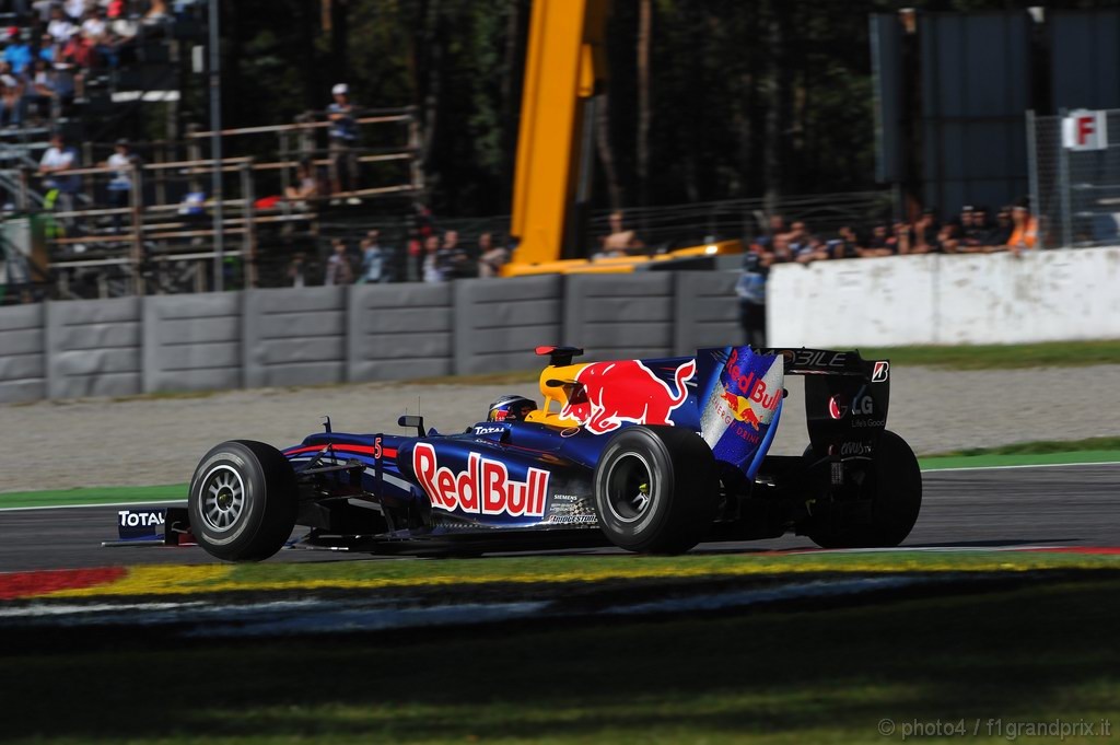 GP Italia, Prove Libere 3, Sabato, Sebastian Vettel (GER), Red Bull Racing, RB6 