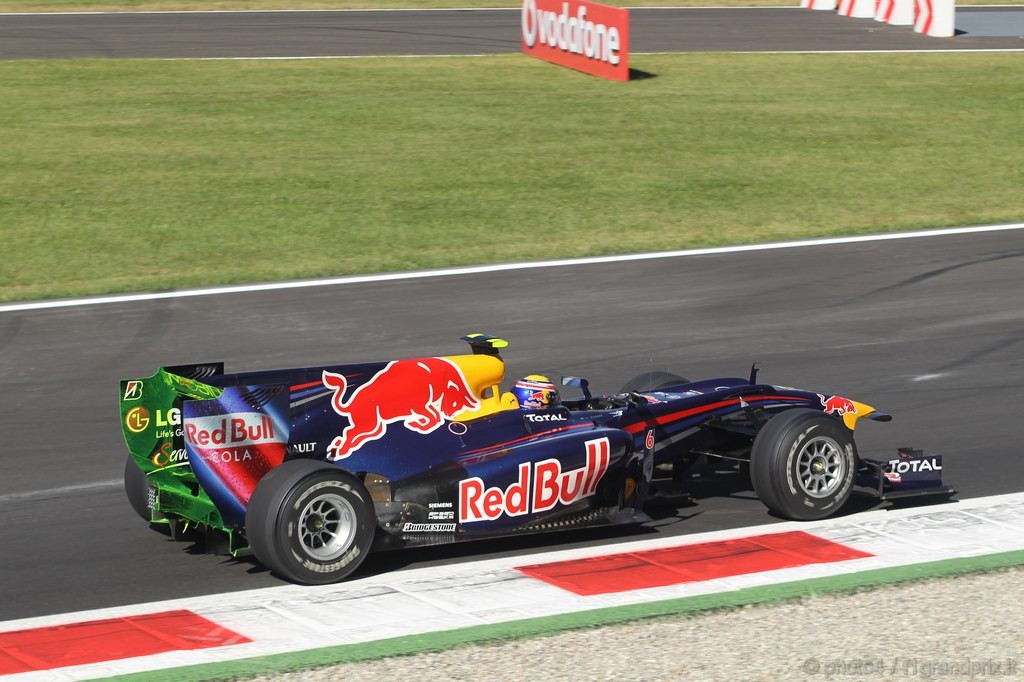 GP Italia, Prove Libere 3, Sabato, Mark Webber (AUS), Red Bull Racing, RB6 