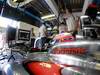 GP Italia, Prove Libere 3, Sabato, Piero Longhi (ITA), Rally driver e Lucio Cavuto (ITA), Manager di Jarno Trulli (ITA) 
