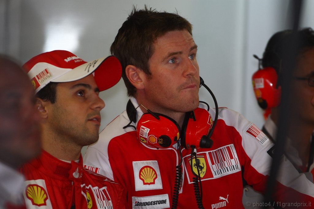 GP Italia, Prove Libere 1, Venerdi', Felipe Massa (BRA), Ferrari, F10 e Rob Smedley, (GBR), Ferrari, Track Engineer of Felipe Massa (BRA) 