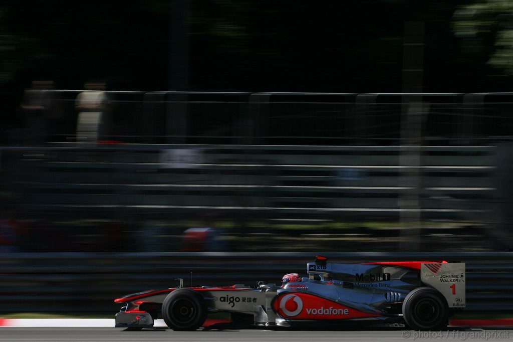 GP Italia, Prove Libere 1, Venerdi', Jenson Button (GBR), McLaren  Mercedes, MP4-25 