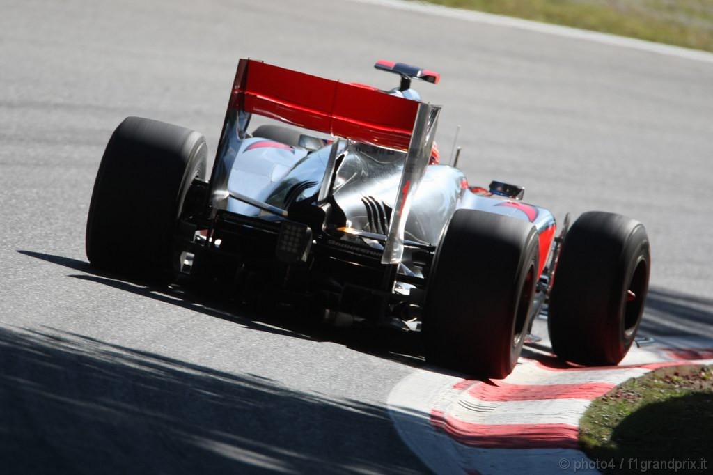 GP Italia, Prove Libere 1, Venerdi', Jenson Button (GBR), McLaren  Mercedes, MP4-25 