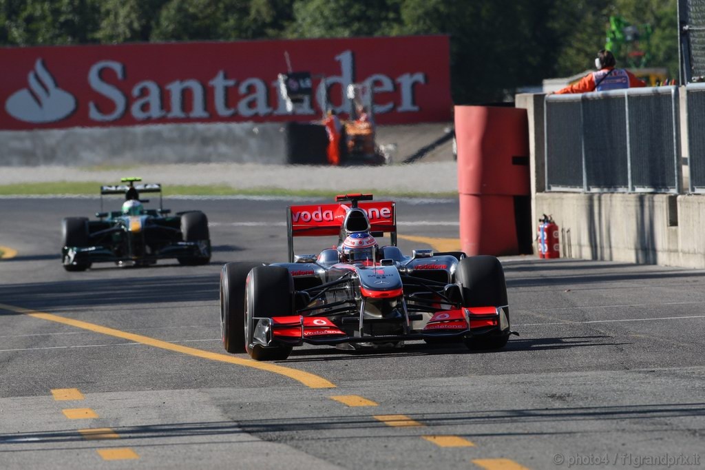 GP Italia, Prove Libere 1, Venerdi', Jenson Button (GBR), McLaren  Mercedes, MP4-25 