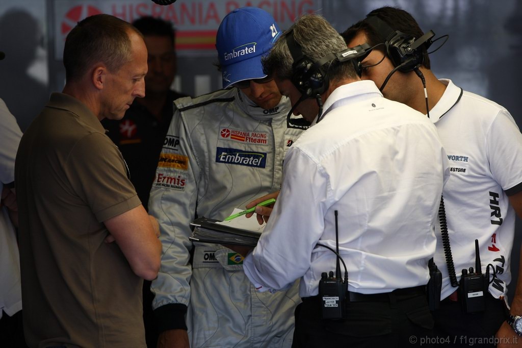 GP Italia, Prove Libere 1, Venerdi', Bruno Senna (BRA), Hispania Racing F1 Team (HRT), F110 
