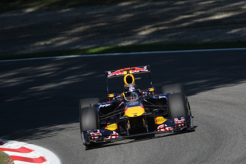 GP Italia, Prove Libere 1, Venerdi', Sebastian Vettel (GER), Red Bull Racing, RB6 
